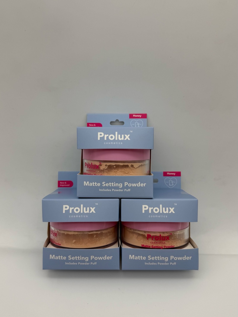 (3 Pack) Prolux Matte Setting Powder - Honey